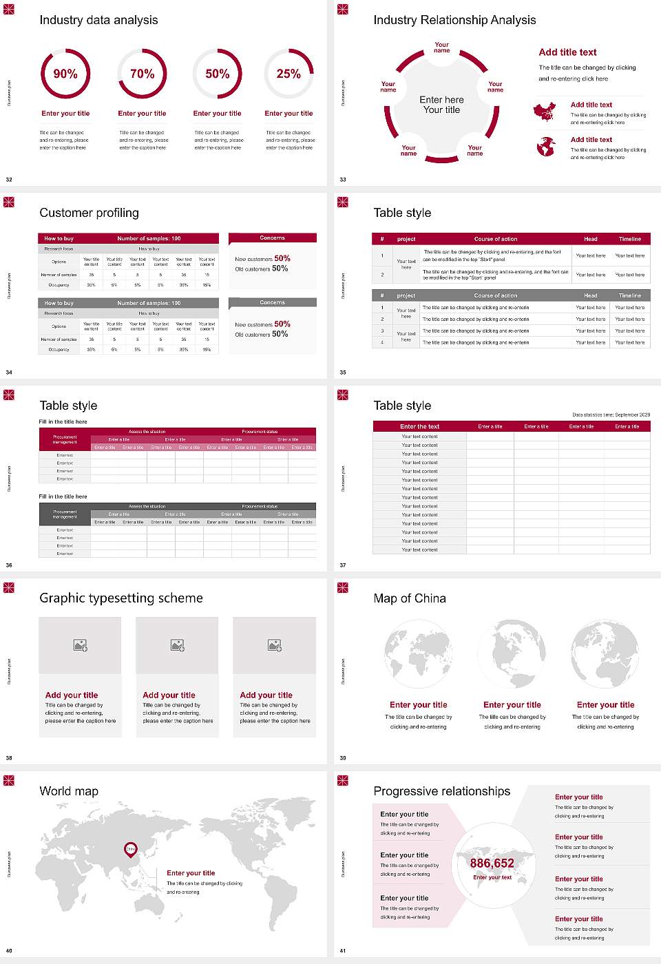 Chapman University Competition/Entrepreneurship Contest PPT Template16:9 ratio PPT effect preview image5
