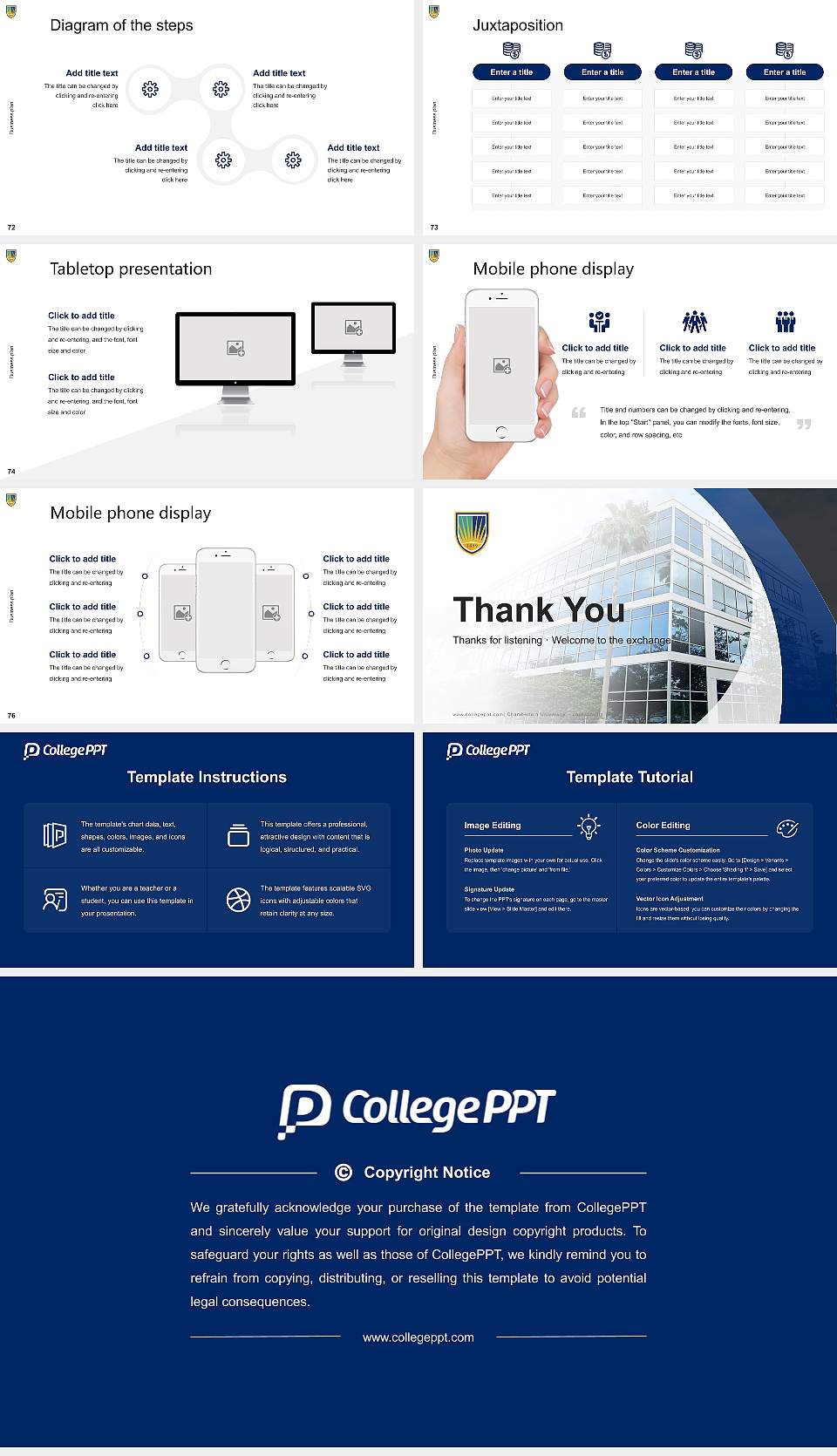 Chamberlain University – Jacksonville Competition/Entrepreneurship Contest PPT Template16:9 ratio PPT effect preview image9
