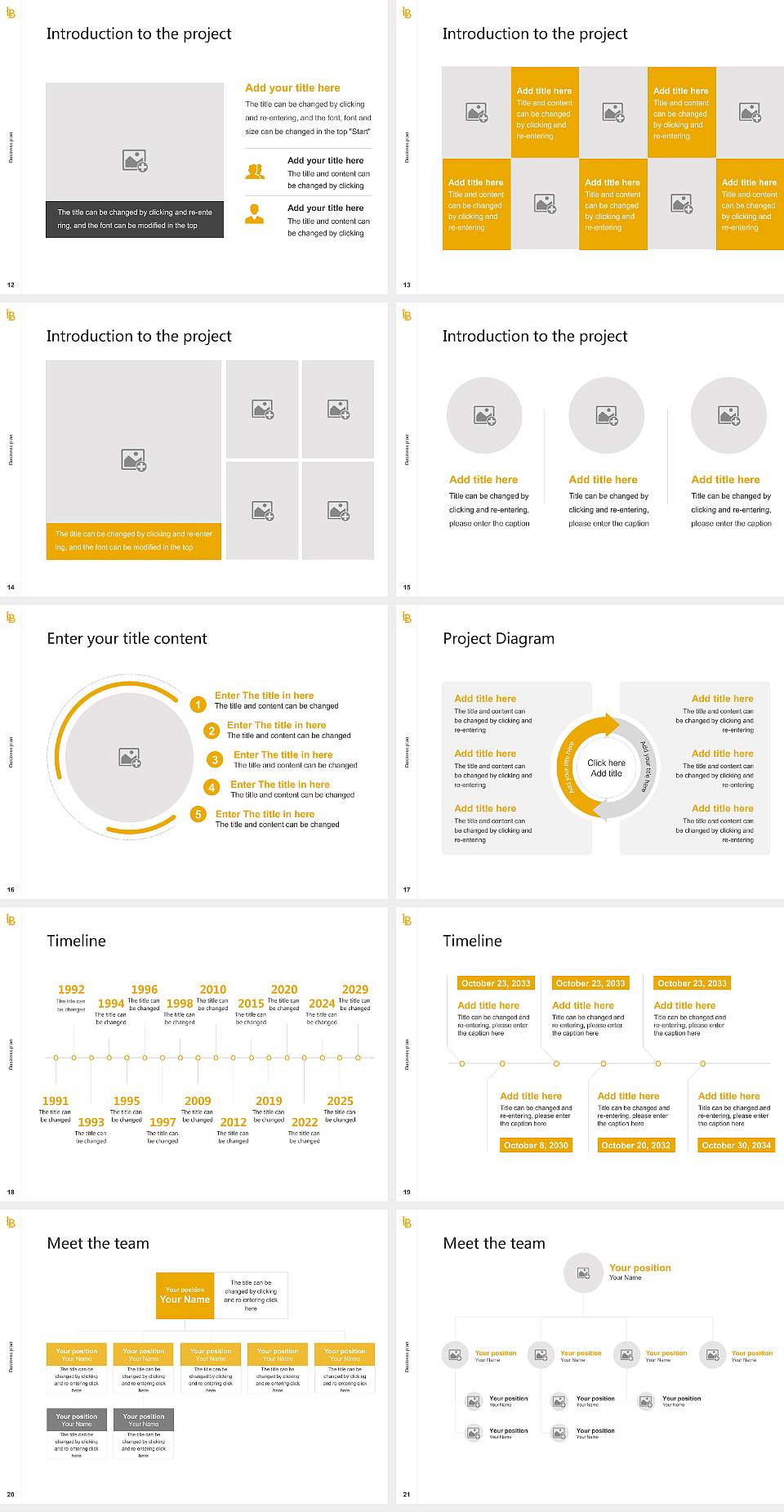 California State University-Long Beach Competition/Entrepreneurship Contest PPT Template4:3 ratio PPT effect preview image3