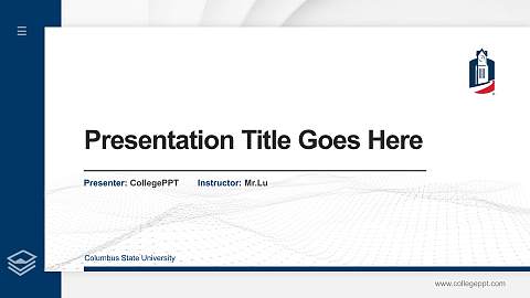 Columbus State University Thesis Proposal/Graduation Defense PPT Template