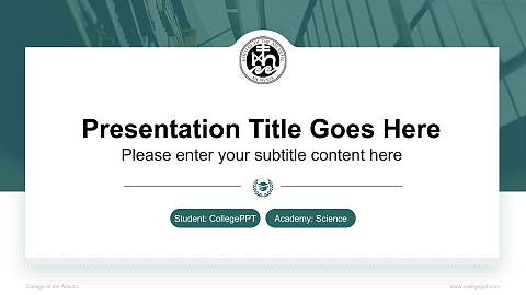 College of the Atlantic National Scholarship Defense PPT Template