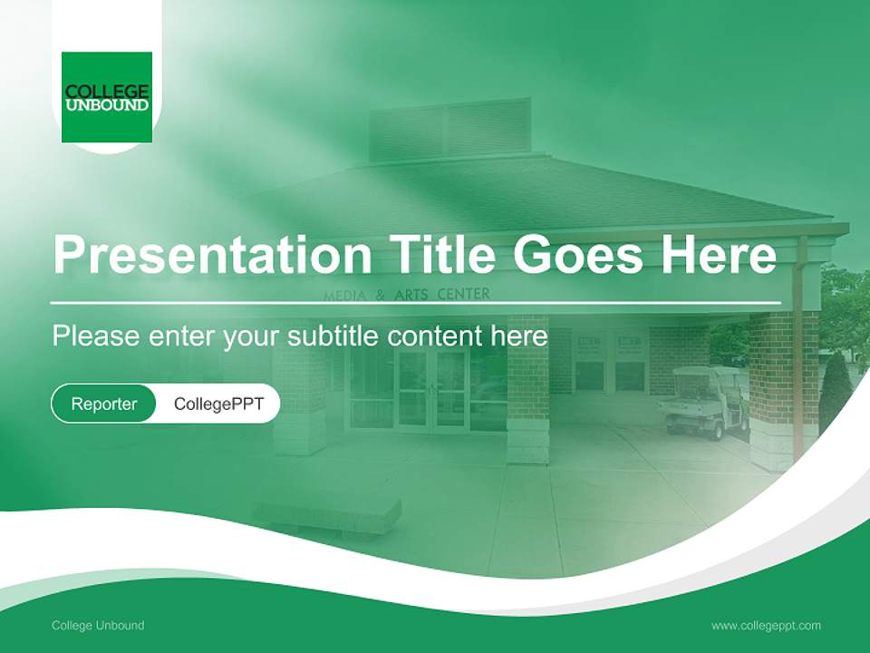 College Unbound Lecture Sharing and Networking Event PPT Template4:3 ratio PPT effect preview image4