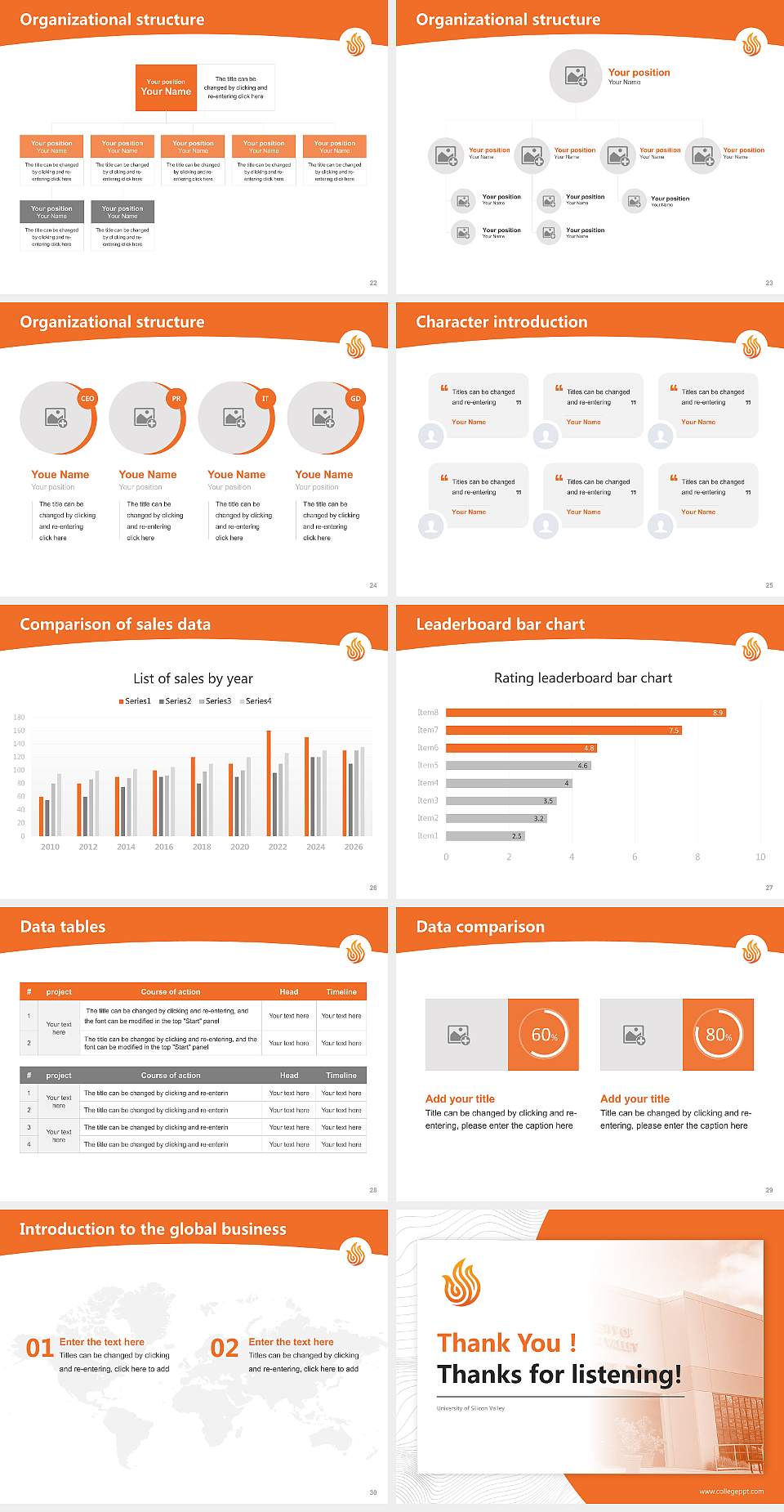 University of Silicon Valley Academic Presentation/Research Findings Report PPT Template4:3 ratio PPT effect preview image4