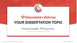 Columbia Central University-Caguas Graduation Thesis Defense PPT Template