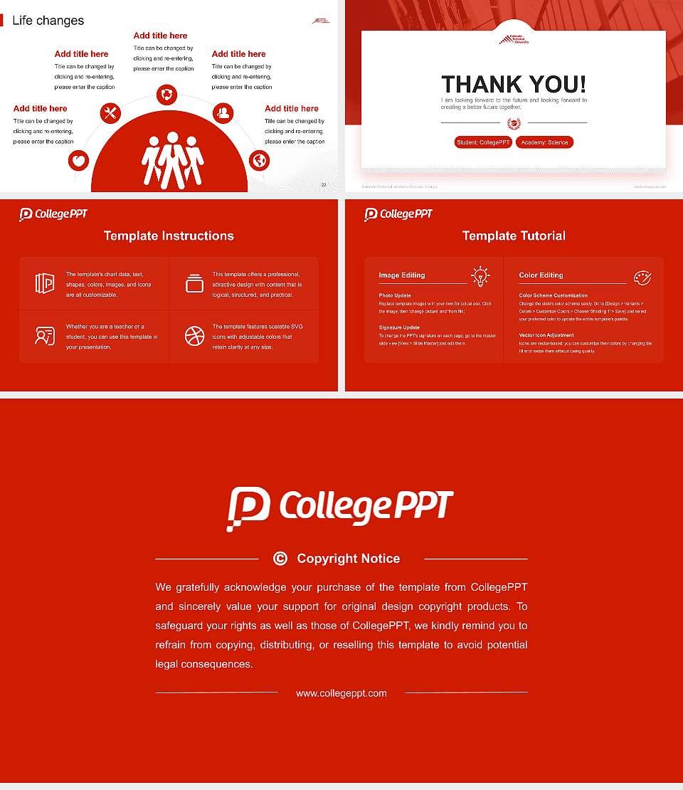 Colorado Technical University-Colorado Springs National Scholarship Defense PPT Template16:9 ratio PPT effect preview image4
