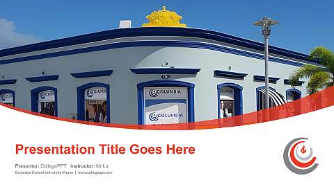 Columbia Central University-Yauco Course/Courseware Creation PPT Template