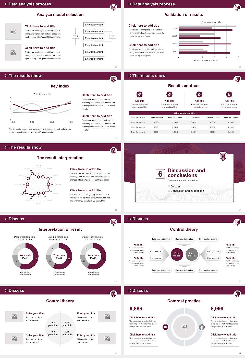 Concordia College at Moorhead Graduation Thesis Defense PPT Template16:9 ratio PPT effect preview image5