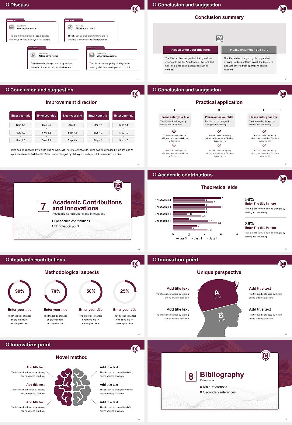 Concordia College at Moorhead Graduation Thesis Defense PPT Template16:9 ratio PPT effect preview image6
