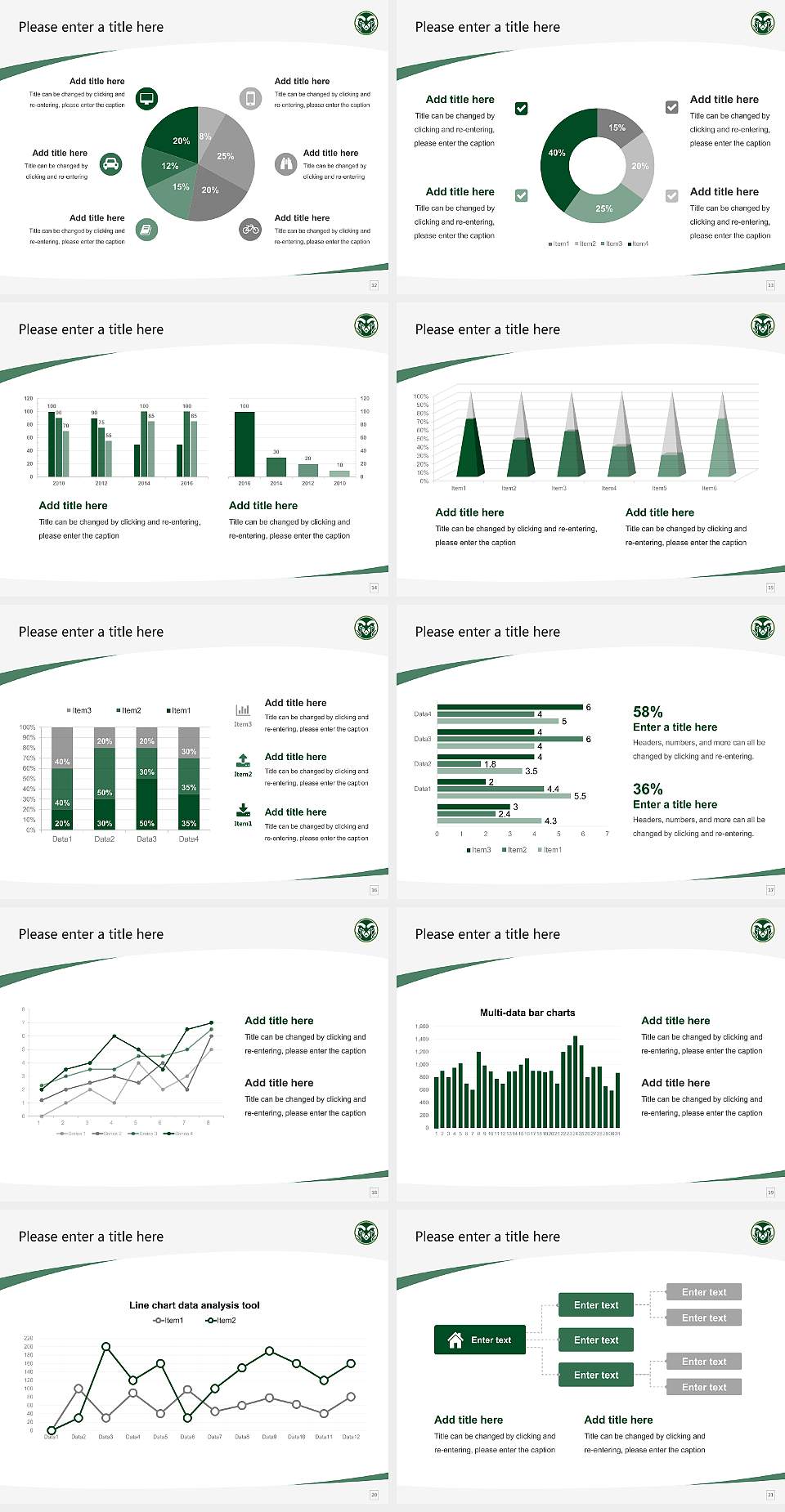 Colorado State University-Fort Collins Course/Courseware Creation PPT Template4:3 ratio PPT effect preview image3