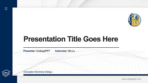 Conception Seminary College Thesis Proposal/Graduation Defense PPT Template