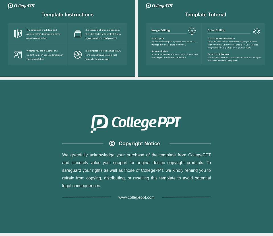 College of the Atlantic Course/Courseware Creation PPT Template16:9 ratio PPT effect preview image5
