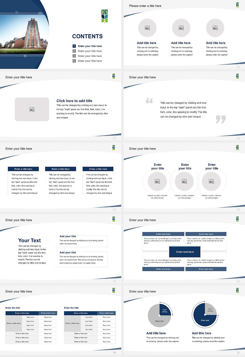 Columbia Theological Seminary Course/Courseware Creation PPT Template16:9 ratio PPT effect preview image2