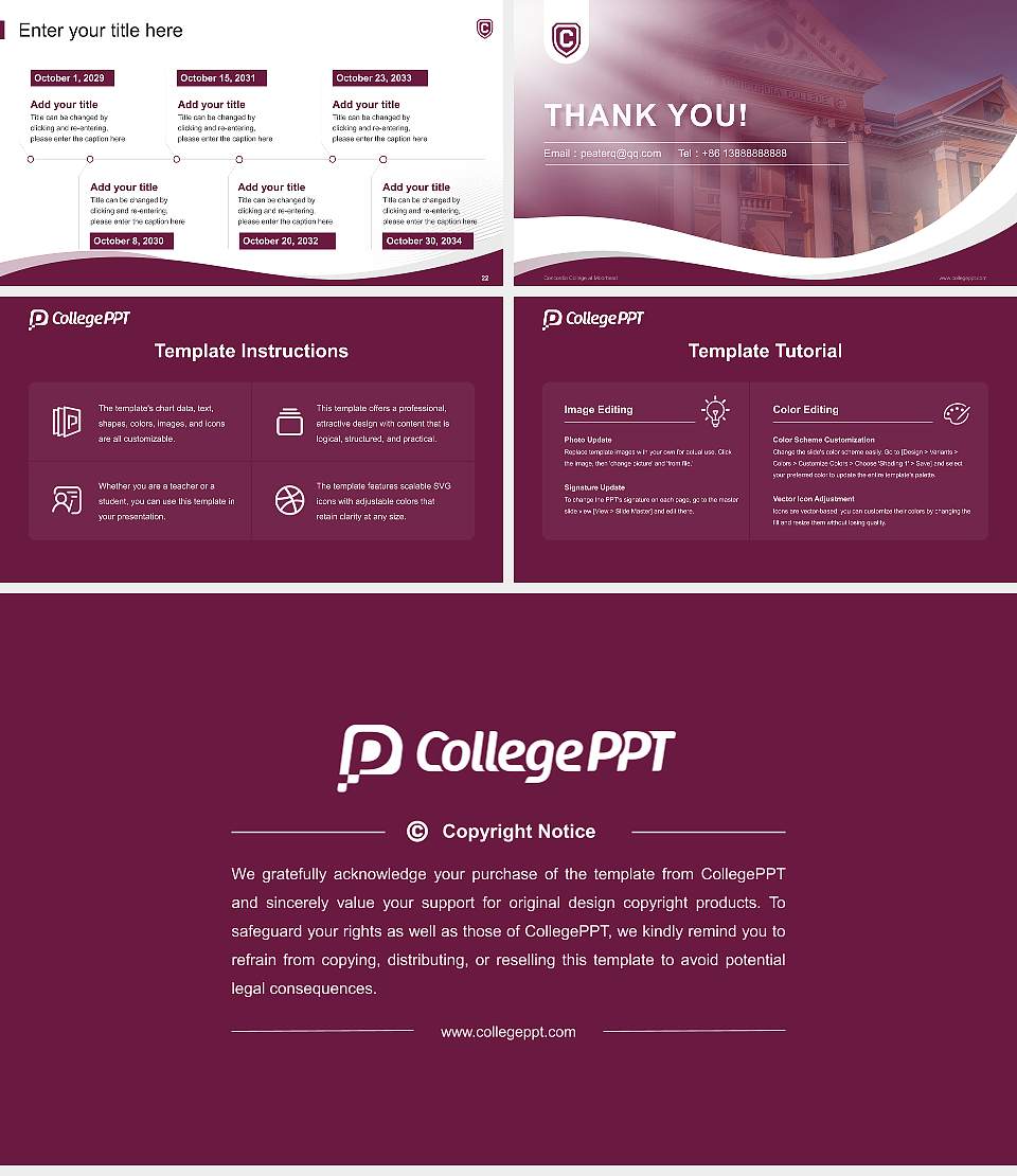 Concordia College at Moorhead Lecture Sharing and Networking Event PPT Template16:9 ratio PPT effect preview image4
