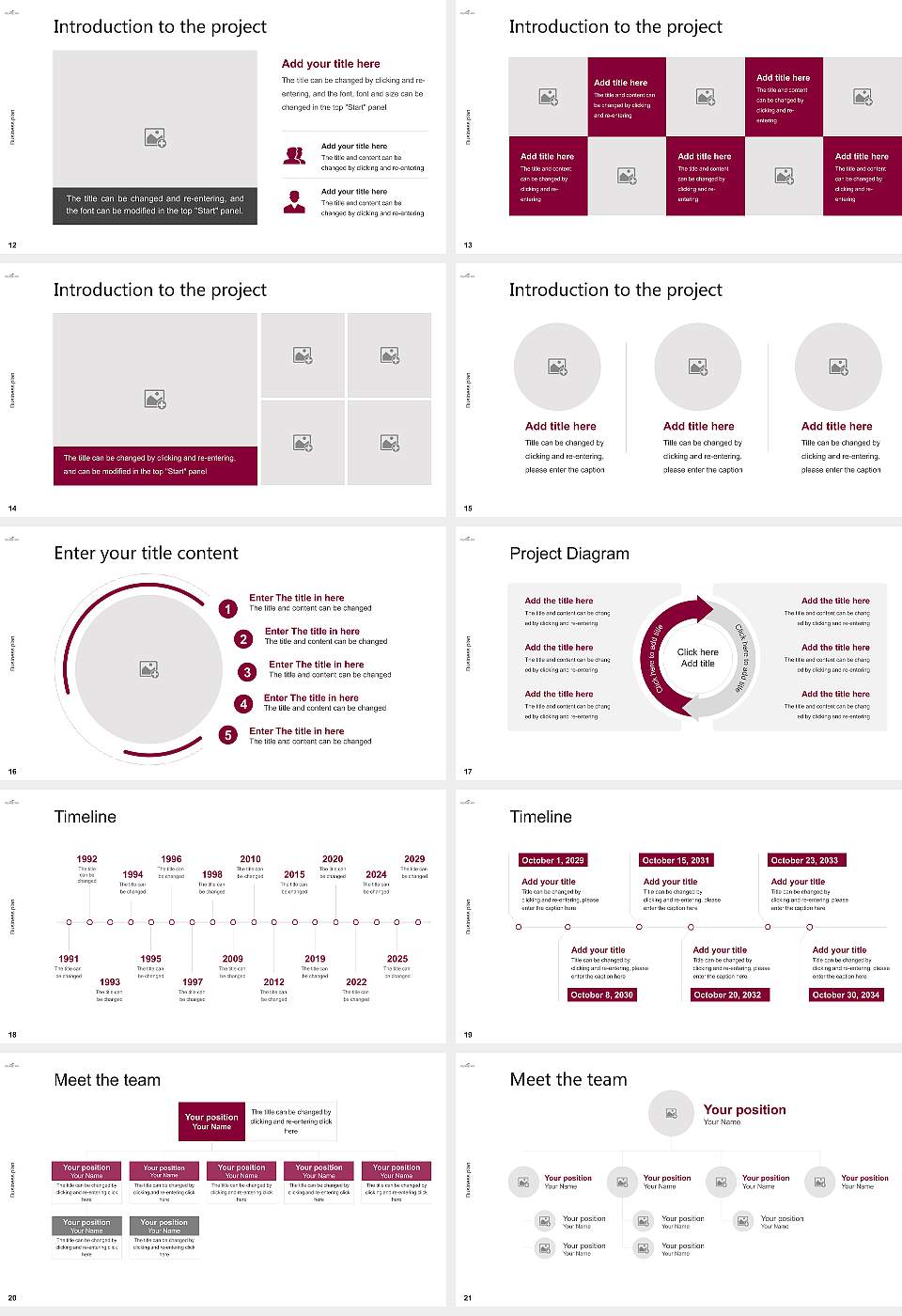 Colorado Mesa University Competition/Entrepreneurship Contest PPT Template16:9 ratio PPT effect preview image3