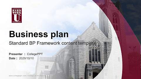 College of the Ozarks Competition/Entrepreneurship Contest PPT Template
