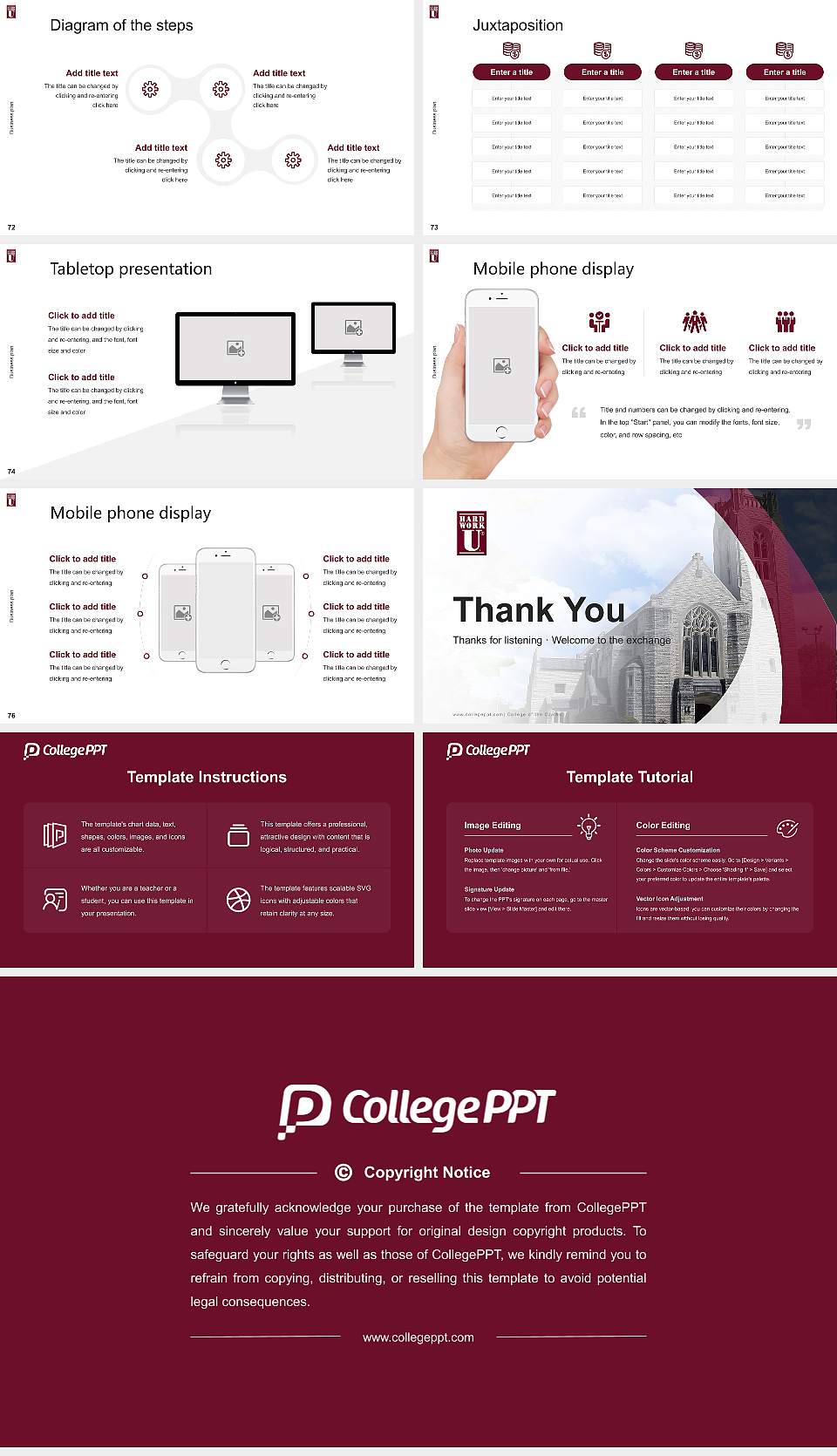 College of the Ozarks Competition/Entrepreneurship Contest PPT Template16:9 ratio PPT effect preview image9