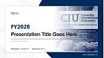 Columbia International University Acadúil Teimpléad PPT