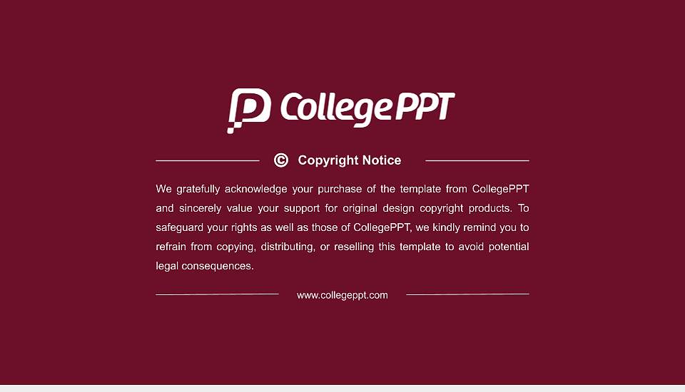 College of the Ozarks Thesis Proposal/Graduation Defense PPT Template16:9 ratio PPT effect preview image5