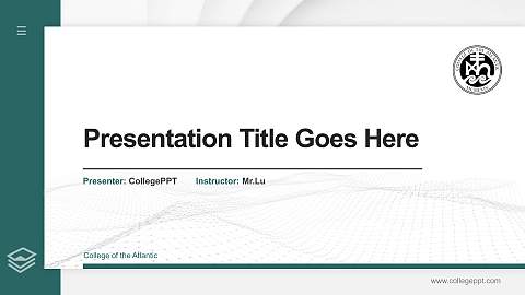 College of the Atlantic Thesis Proposal/Graduation Defense PPT Template