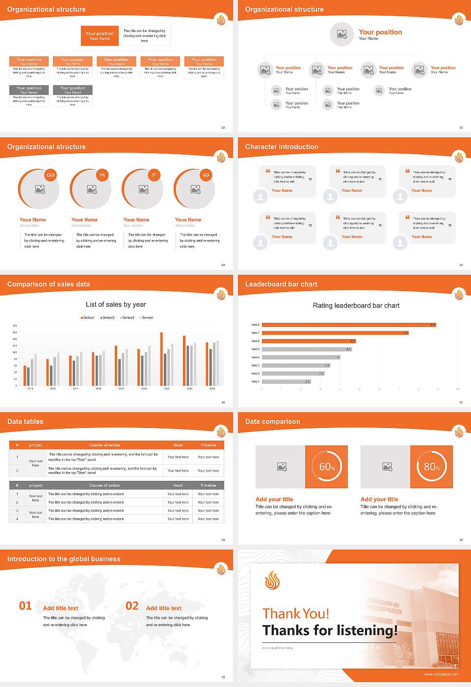 University of Silicon Valley Academic Presentation/Research Findings Report PPT Template16:9 ratio PPT effect preview image4
