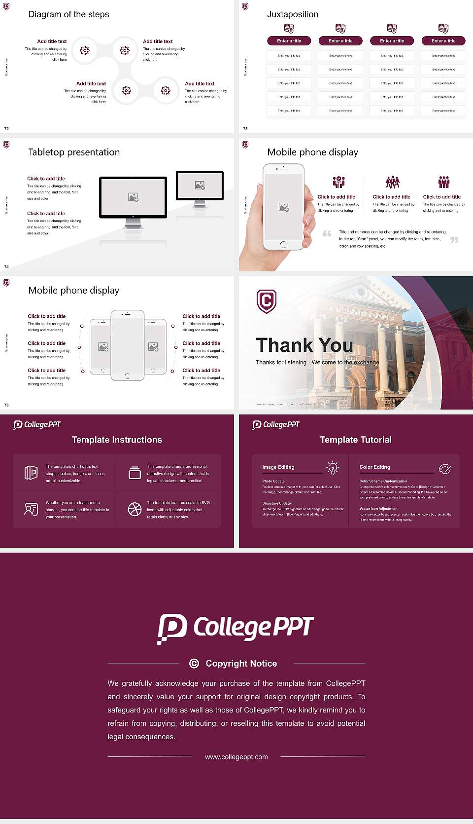 Concordia College at Moorhead Competition/Entrepreneurship Contest PPT Template16:9 ratio PPT effect preview image9