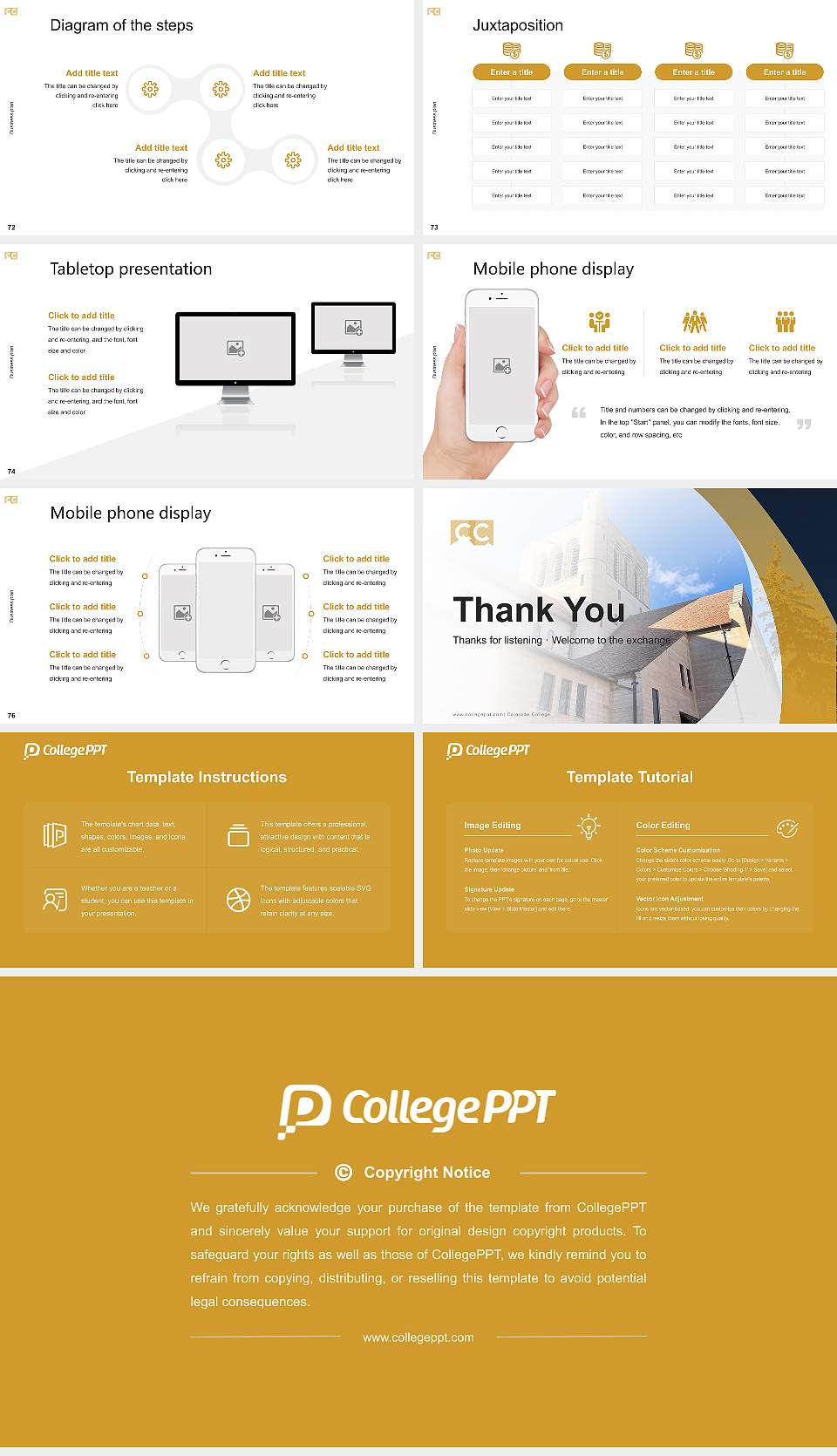 Colorado College Competition/Entrepreneurship Contest PPT Template16:9 ratio PPT effect preview image9