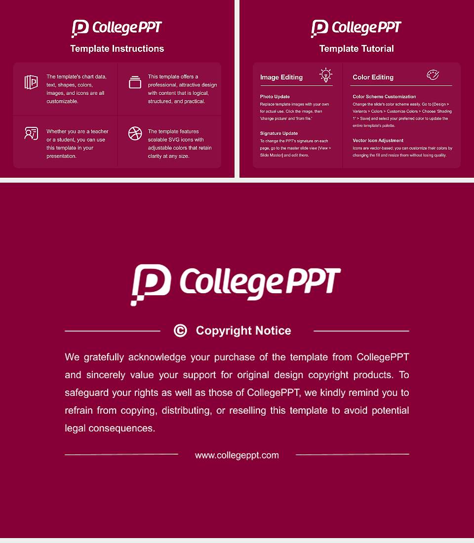 Colorado Mesa University Course/Courseware Creation PPT Template4:3 ratio PPT effect preview image5