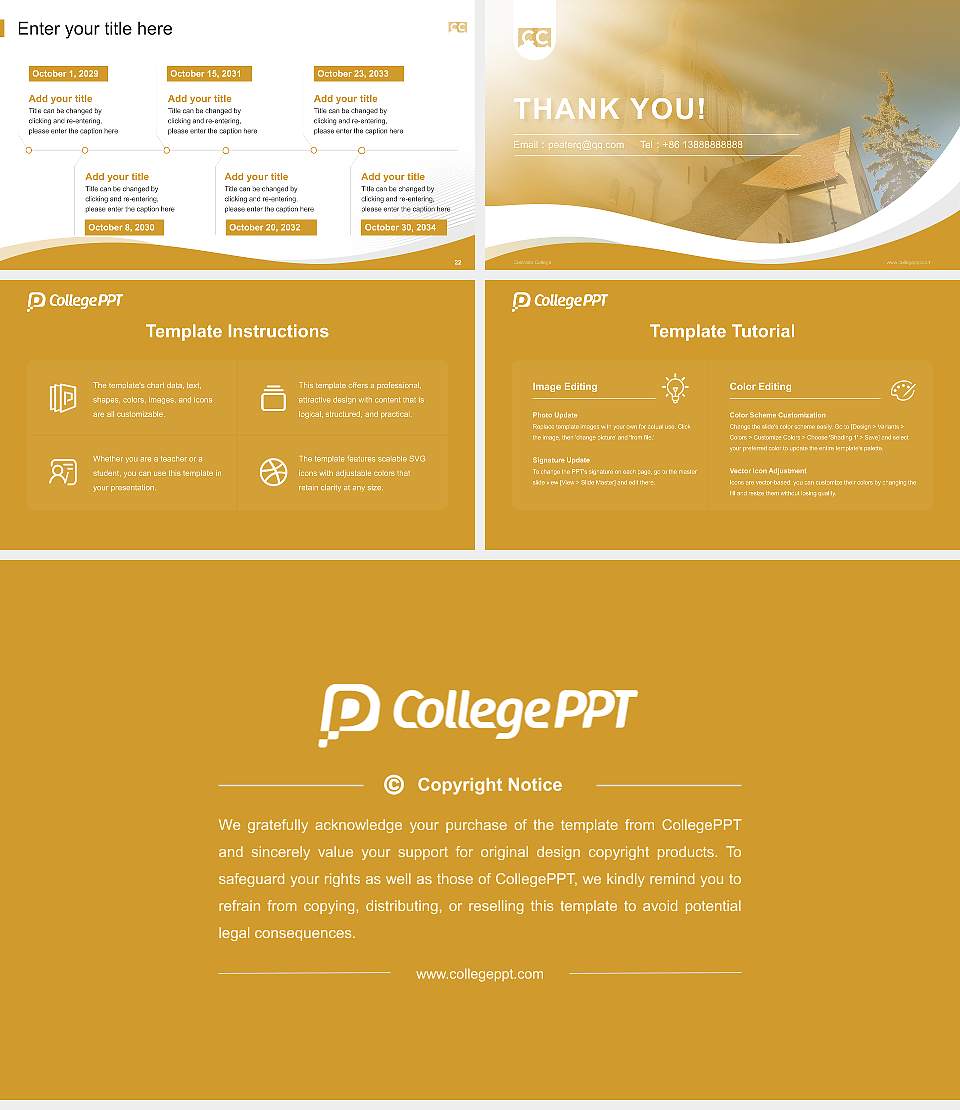 Colorado College Lecture Sharing and Networking Event PPT Template16:9 ratio PPT effect preview image4