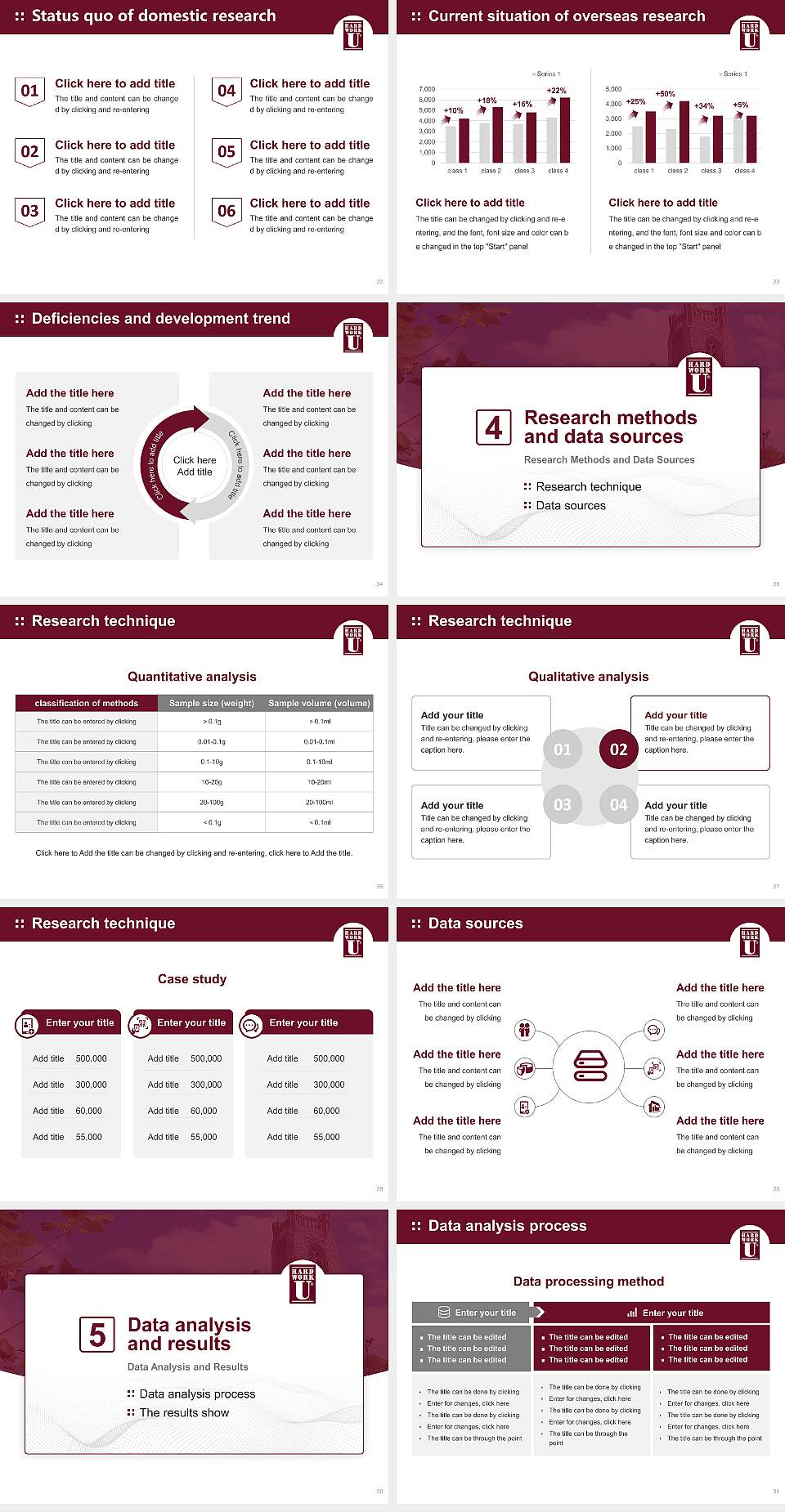 College of the Ozarks Graduation Thesis Defense PPT Template4:3 ratio PPT effect preview image4