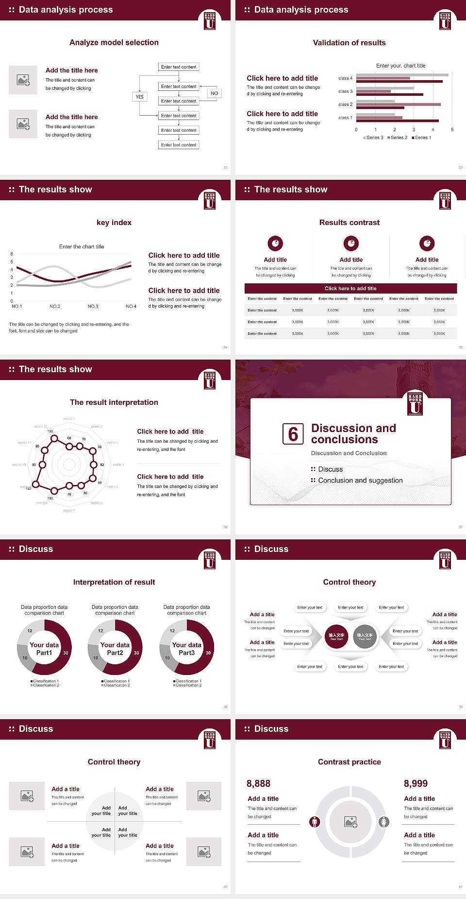 College of the Ozarks Graduation Thesis Defense PPT Template4:3 ratio PPT effect preview image5