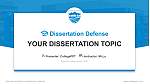 Columbia College Graduation Thesis Defense PPT Template