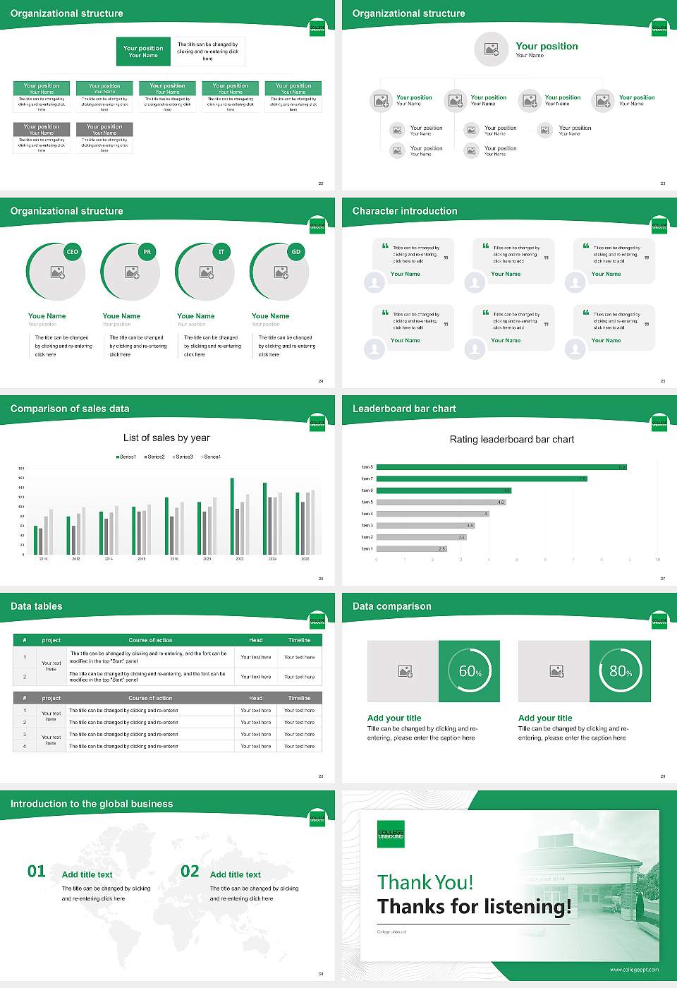 College Unbound Academic Presentation/Research Findings Report PPT Template16:9 ratio PPT effect preview image4