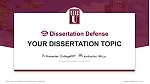 College of the Ozarks Graduation Thesis Defense PPT Template