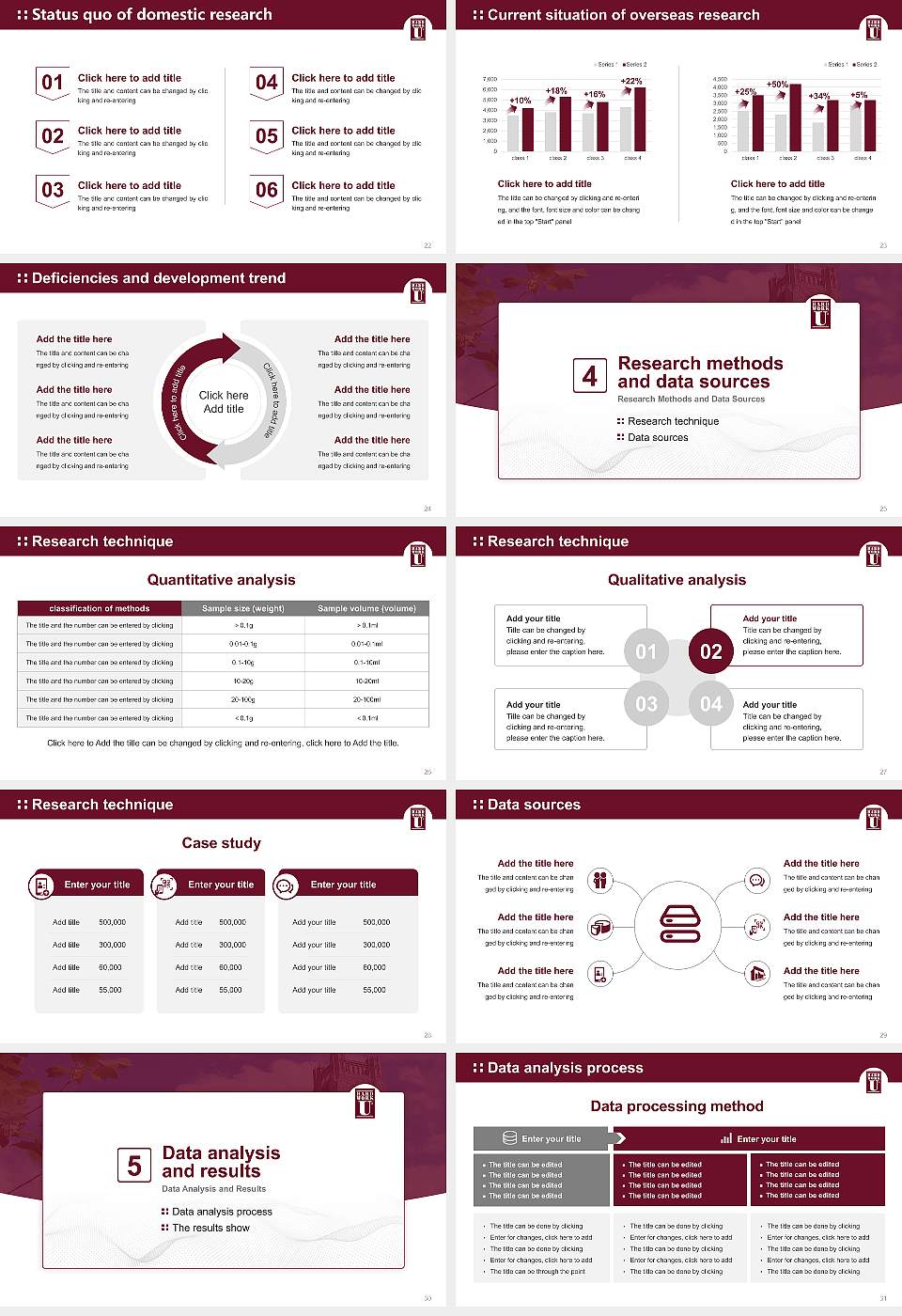 College of the Ozarks Graduation Thesis Defense PPT Template16:9 ratio PPT effect preview image4