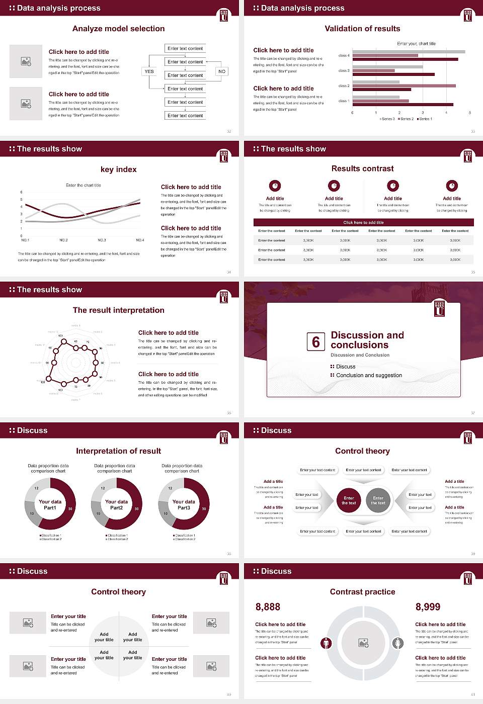 College of the Ozarks Graduation Thesis Defense PPT Template16:9 ratio PPT effect preview image5