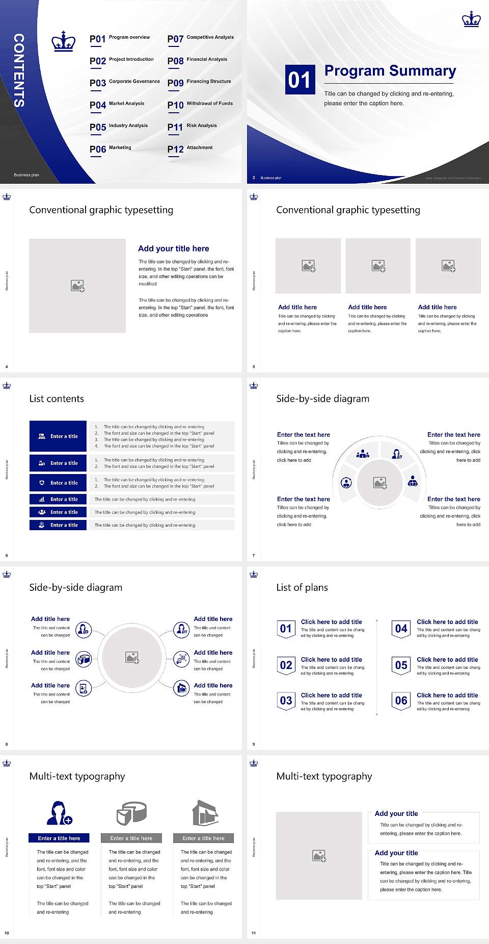 Columbia University in the City of New York Competition/Entrepreneurship Contest PPT Template4:3 ratio PPT effect preview image2