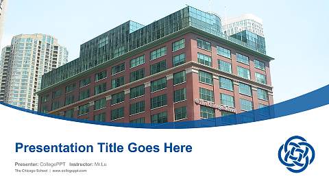 The Chicago School Course/Courseware Creation PPT Template