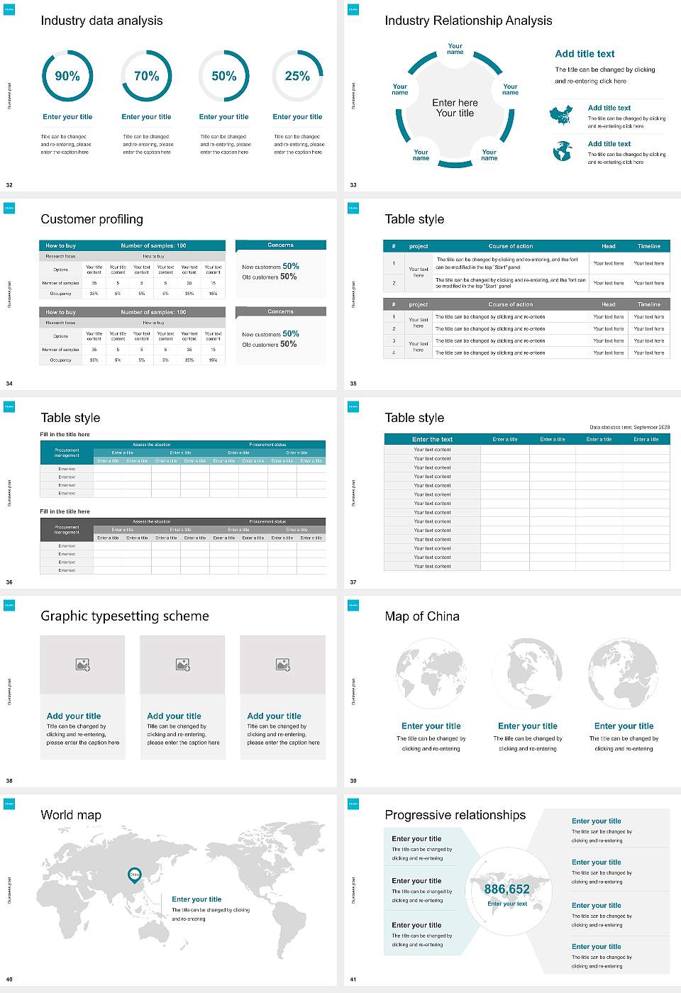 Columbia College Chicago Competition/Entrepreneurship Contest PPT Template16:9 ratio PPT effect preview image5