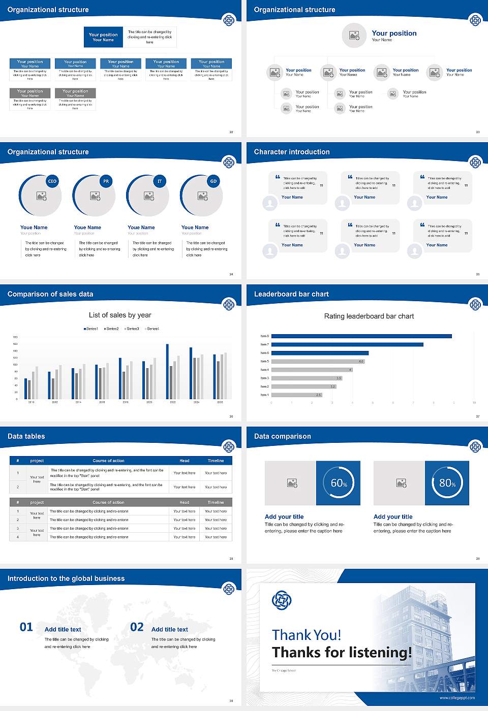 The Chicago School Academic Presentation/Research Findings Report PPT Template16:9 ratio PPT effect preview image4
