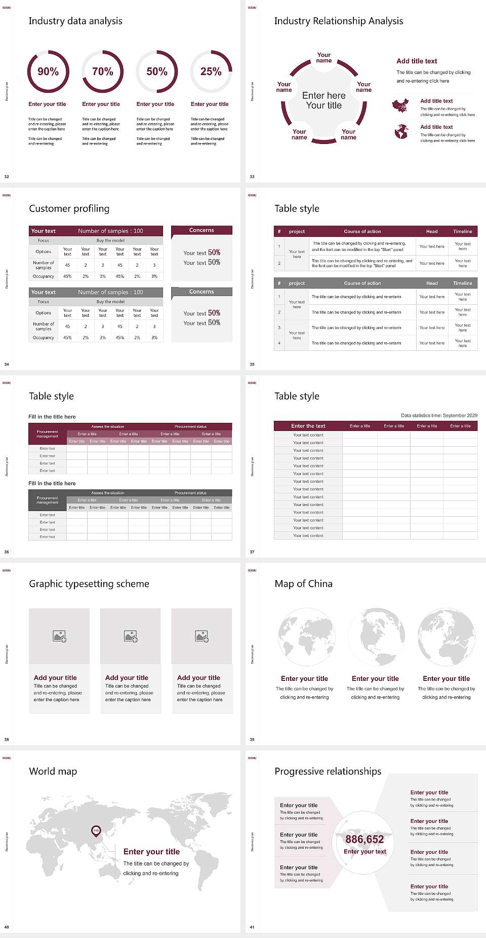 Concord University Competition/Entrepreneurship Contest PPT Template4:3 ratio PPT effect preview image5
