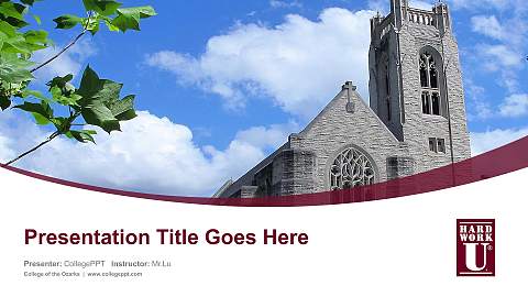 College of the Ozarks Course/Courseware Creation PPT Template