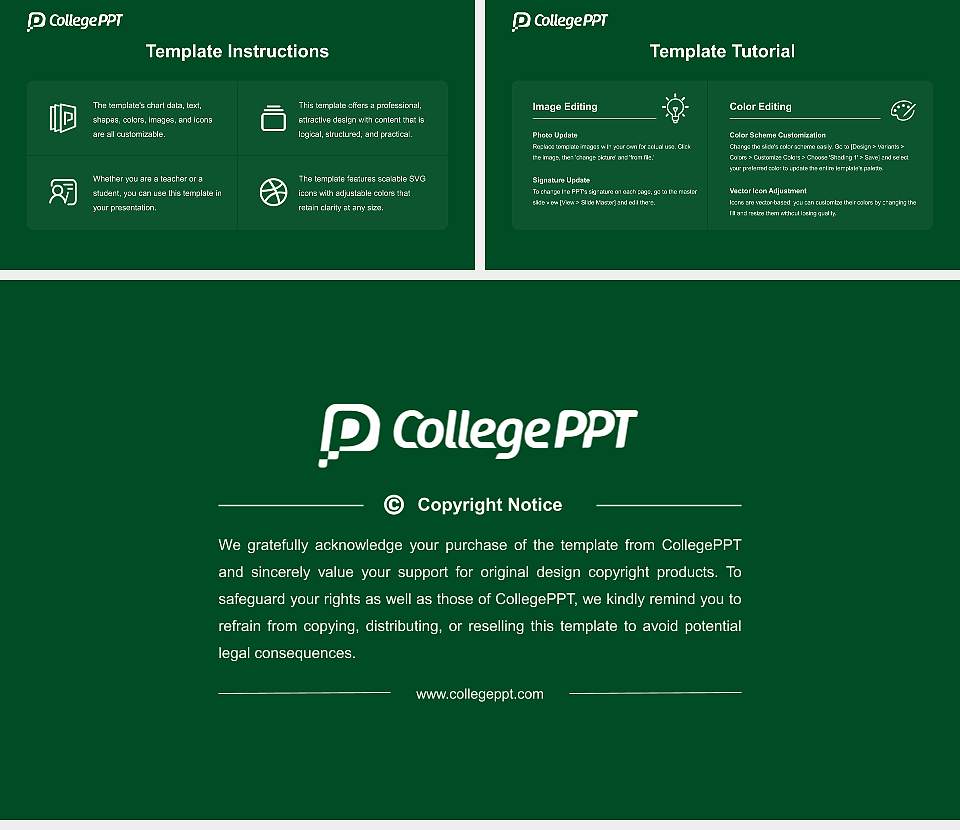 Colorado State University-Fort Collins Course/Courseware Creation PPT Template16:9 ratio PPT effect preview image5