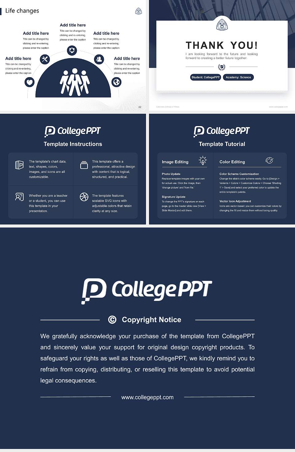 Colorado School of Mines National Scholarship Defense PPT Template4:3 ratio PPT effect preview image4