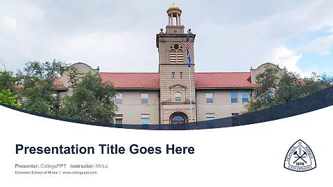 Colorado School of Mines Course/Courseware Creation PPT Template