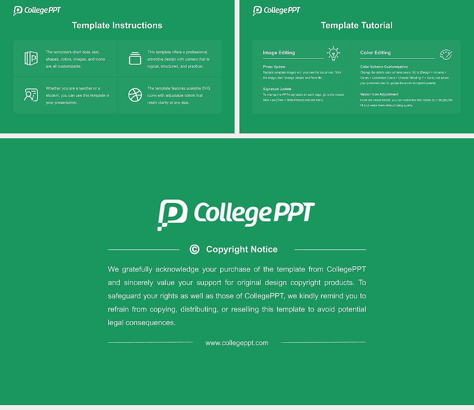 College Unbound Course/Courseware Creation PPT Template16:9 ratio PPT effect preview image5