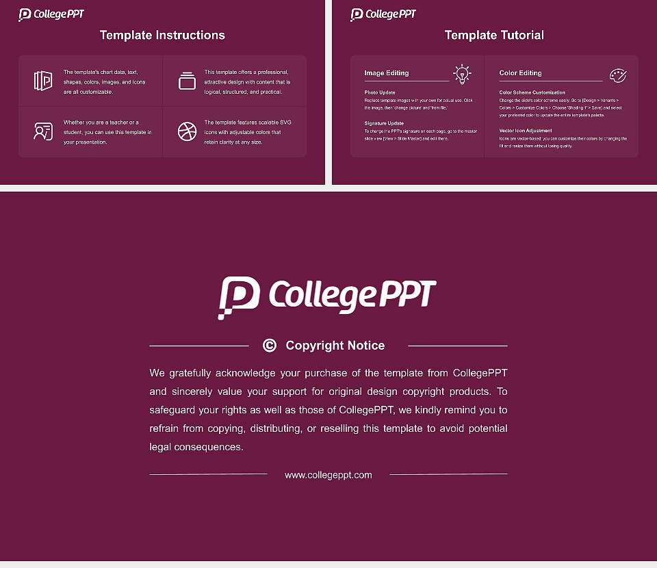 Concordia College at Moorhead Course/Courseware Creation PPT Template16:9 ratio PPT effect preview image5