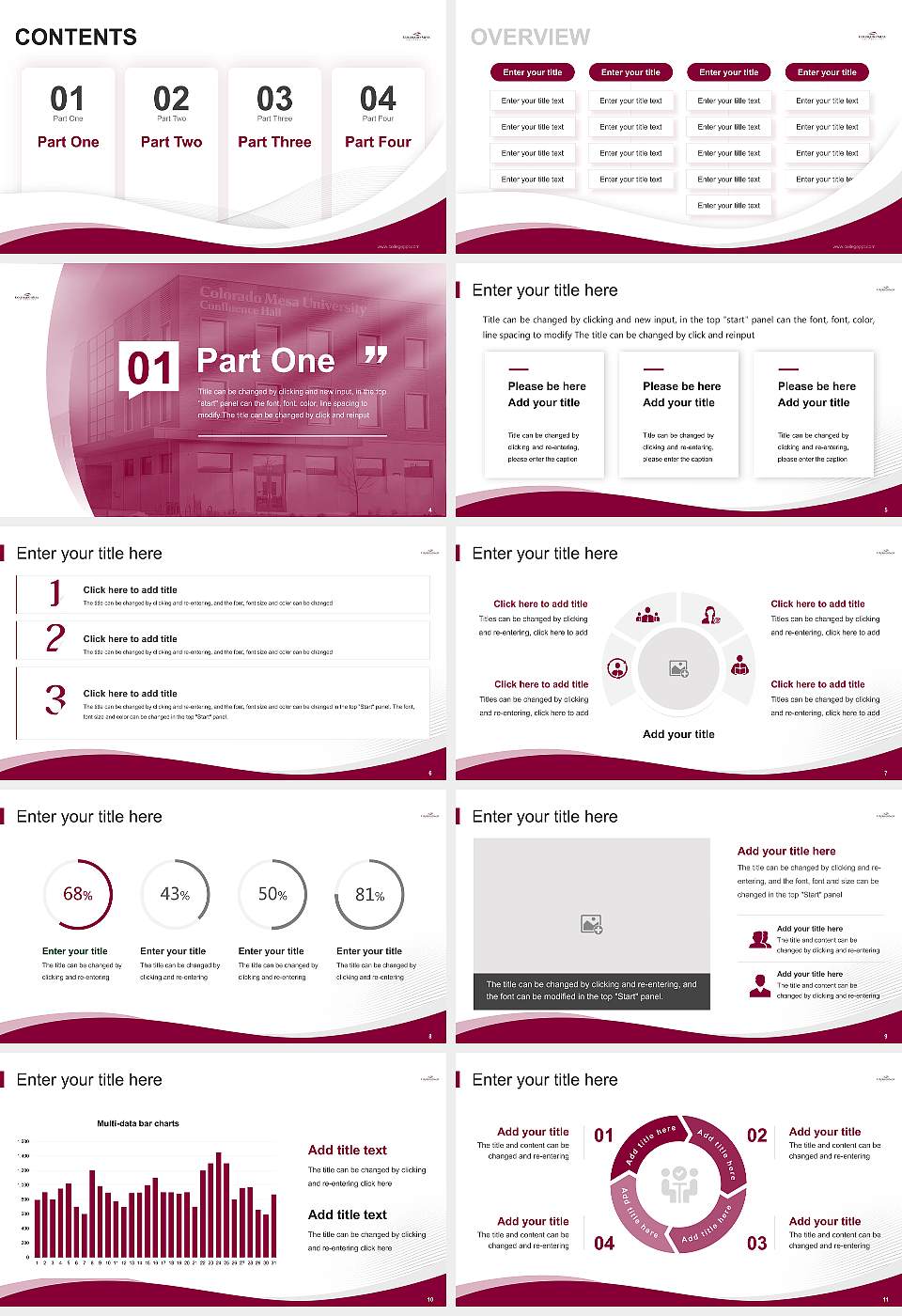 Colorado Mesa University Lecture Sharing and Networking Event PPT Template16:9 ratio PPT effect preview image2