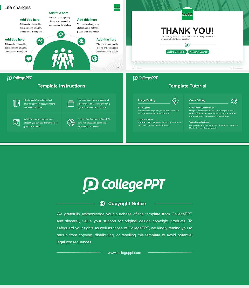 College Unbound National Scholarship Defense PPT Template16:9 ratio PPT effect preview image4