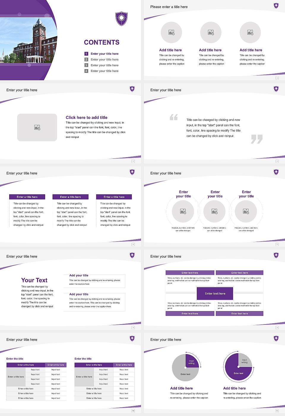 College of the Holy Cross Course/Courseware Creation PPT Template16:9 ratio PPT effect preview image2
