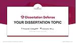 Colorado Mesa University Graduation Thesis Defense PPT Template